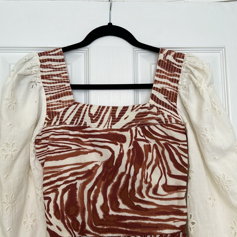 Love the Label Smocked Puff-Sleeve Blouse - Picture 3 of 13